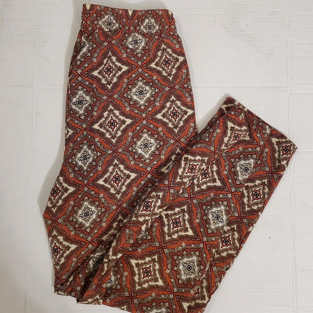 H&M orange multicolored
